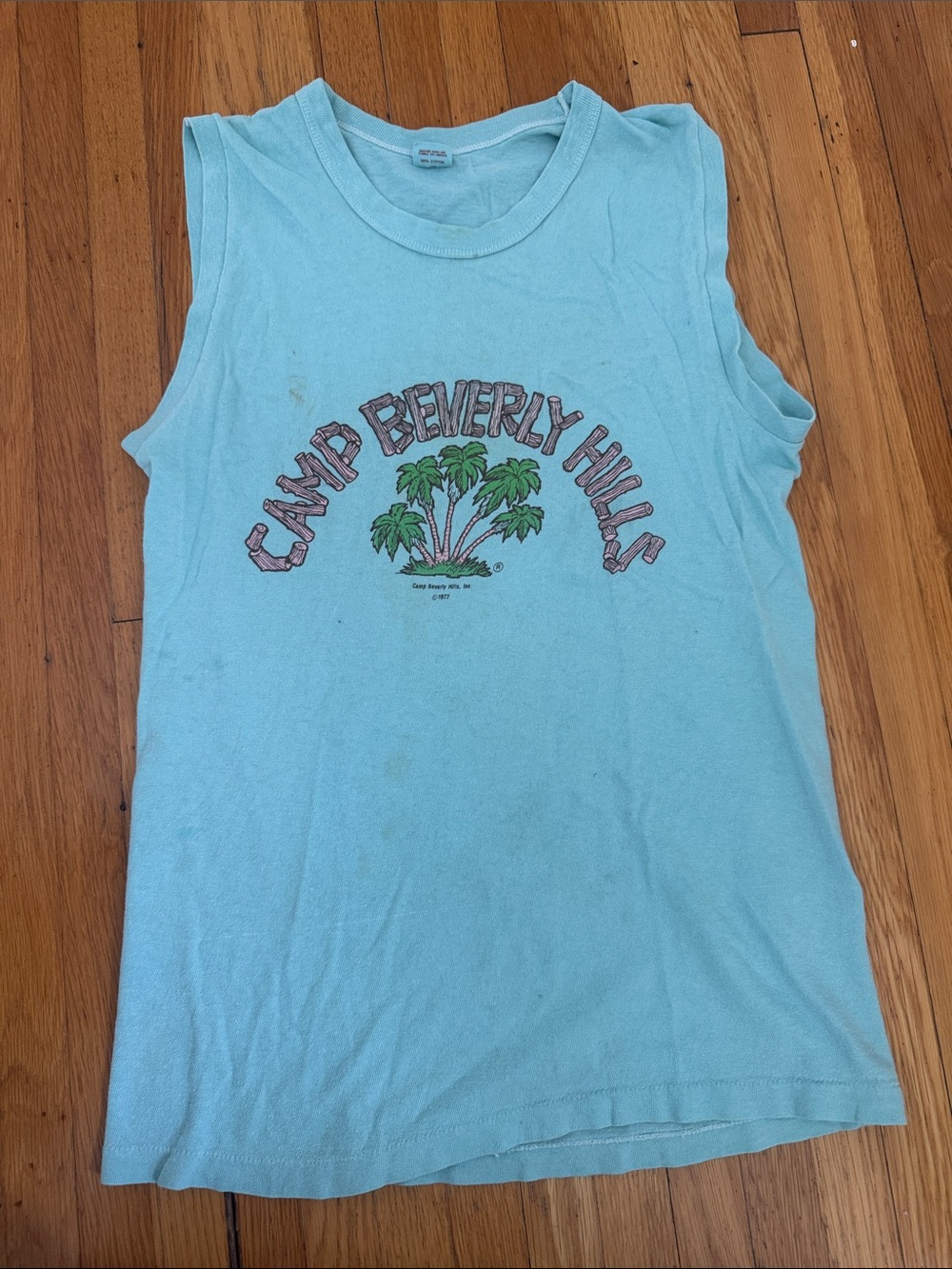 Camp Beverly Hills vintage sleeveless shirt